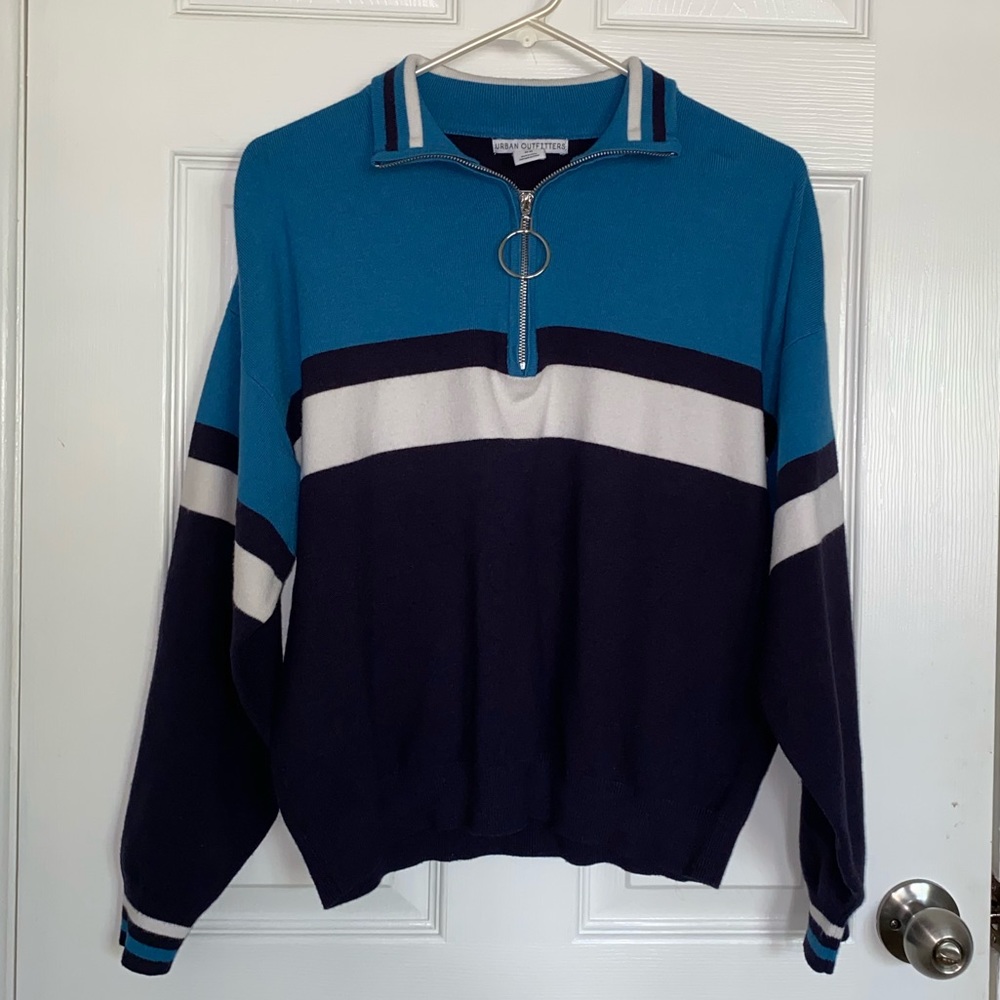 Urban Outfitters Crewneck (Blue multicolored)